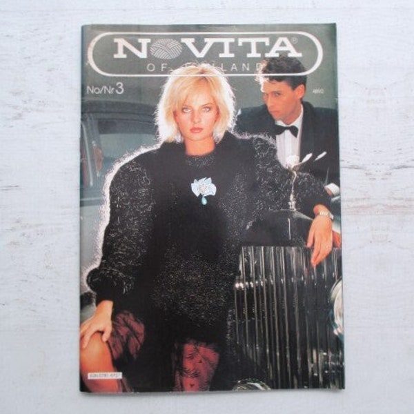 Novita of Finland Book No 3 Sweater Knitting Patterns - 46 Fancy Sweaters, Cardigans & Vests for Women 34-46 Inch Bust