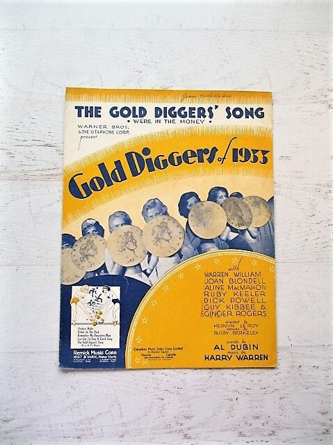 gold diggers of 1933  Gold diggers of 1933, Gold digger, Gold