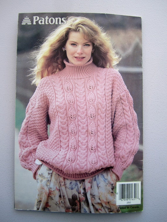 Patons Beehive 656 Womens Chunky Knitted Sweater Patterns At Home Away Vintage Knitting Patterns Booklet 1991 Patons Beehive 656 Womens Chunky Knitted Sweater Patterns At Home Away Vintage Knitting Patterns Booklet 1991