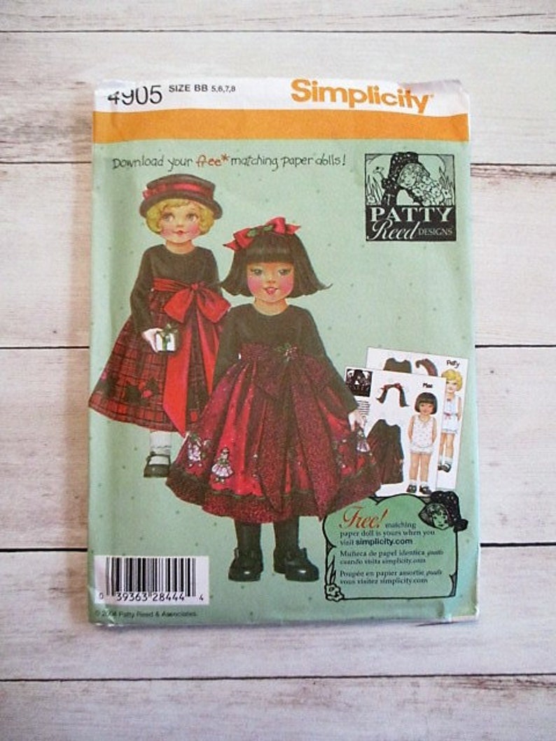 simplicity vintage paper dolls