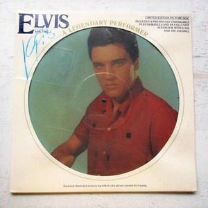 SEALED Elvis Presley - A Legendary Performer Volume 3 - Limited Edition Picture Disc - Vintage Vinyl Record Album - 33RPM LP - 1978