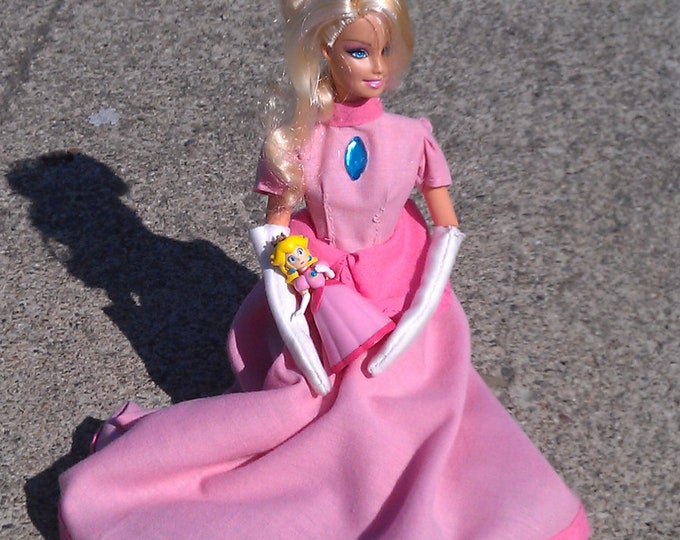 Princess Peach for 11 1/2 Doll Etsy