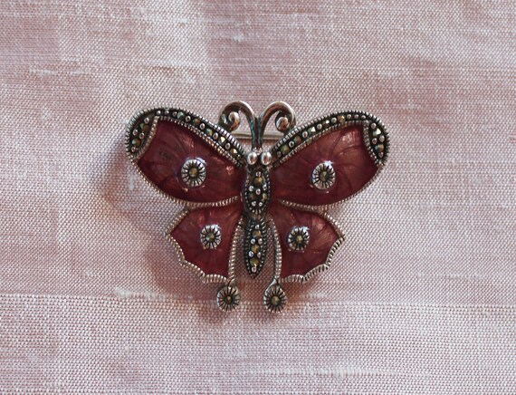 Butterfly enamel pin - image 5