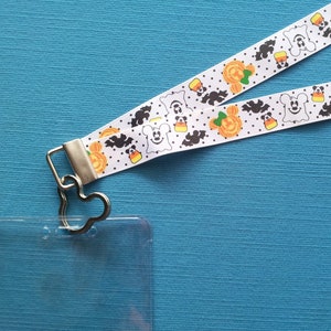 Disney KTTW Card Holder/Lanyard  - Halloween Mickey - Non-scratchy - Child or Adult