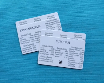HAL Holland America Cruise Line Deckskarten - Wayfinder Card