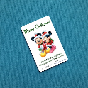 Disney Cruise Light Card® - Happy Holidays oder Merry Christmas - Merrytime - Key Card Switch Aktivator für Fischverlängerer FE Geschenk DCL