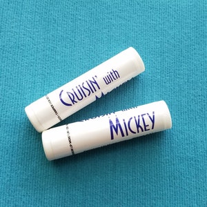 Disney Cruise Line - DCL - Lip Balm - Fish Extender Gift - FE Gift - Coconut or Tropical lip balm - Cruisin' with Mickey - Pixie Dust