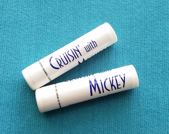 Disney Cruise Line - DCL - Lip Balm - Fish Extender Gift - FE Gift - Coconut or Tropical lip balm - Cruisin' with Mickey