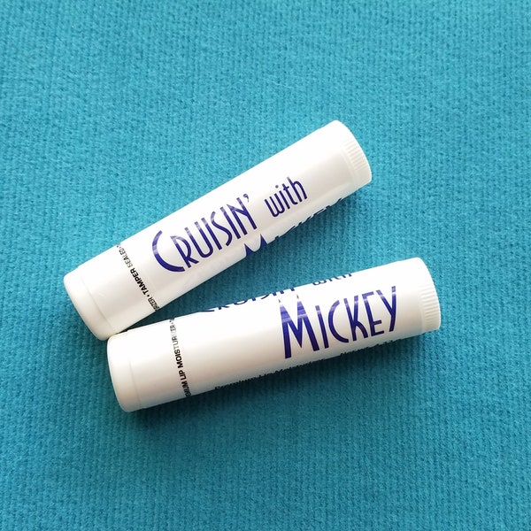 Disney Cruise Line - DCL - Lip Balm - Fish Extender Gift - FE Gift - Coconut or Tropical lip balm - Cruisin' with Mickey