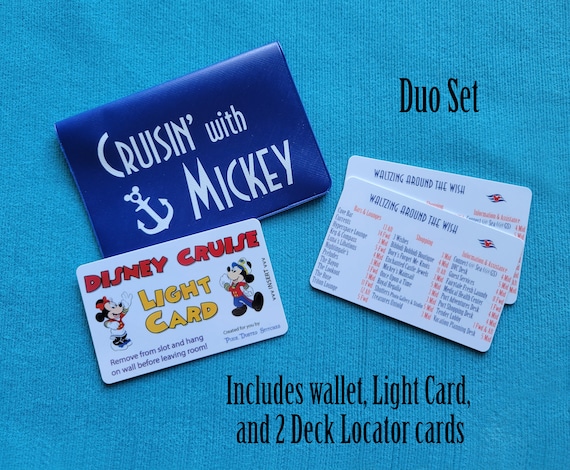 Disney Cruise Light Card® and Deck Locator Gift Sets Great Fish