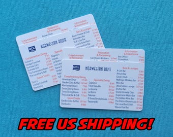 NCL - Deck Locator® - Cruise Wayfinder Cards - Norwegian Cruise Lines - All Ships Available