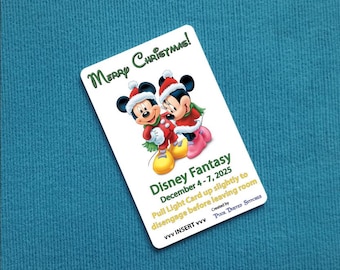 Urlaub Mickey & Minnie Light Card® - Merrytime - Christmas Cruise - für Fischverlängerer FE Geschenk