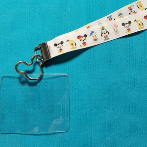 Disney Lanyard - for KTTW Card - Cute Characters - Non-scratchy - Child or Adult