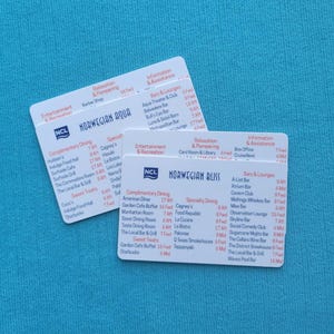 NCL - Deck Locator® - Cruise Wayfinder Cards - Norwegian Cruise Lines image 2