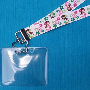 Cruise Lanyard  - Little Mermaids - Disney - Royal Caribbean - Norwegian - MSC - Non-scratchy - Child or Adult