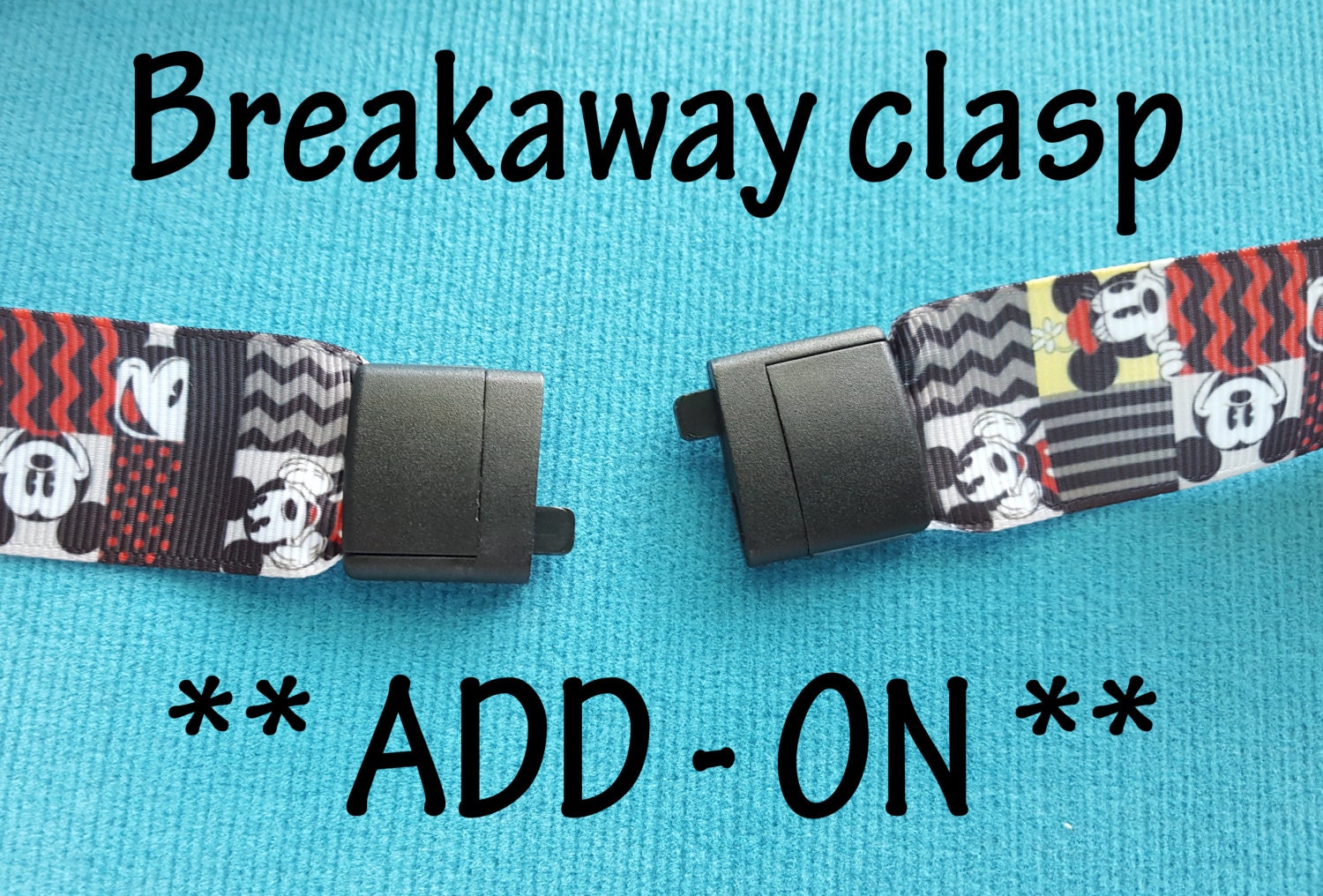 Breakaway Clasp - Add on (with Purchase of A Lanyard Only)