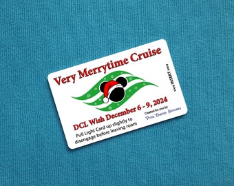 Very Merrytime Cruise Light Karte - Disney Fisch Verlängerung Geschenk