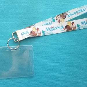 Disney Lanyard  - for KTTW Card - Disney Cruise - DCL - Moana - Maui - Non-scratchy - Child or Adult - ID Holder