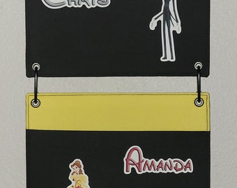 Porta-pesce personalizzato per crociere Disney – Tre tasche intercambiabili