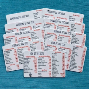 Royal Caribbean Deck Locator® Cards – Cruise Wayfinder & Deck Plan