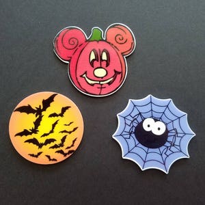 Halloween on the High Seas Pumpkin Mickey Mini Magnet Set for Fish Extender Gift Disney Cruise FE Gift DCL image 1