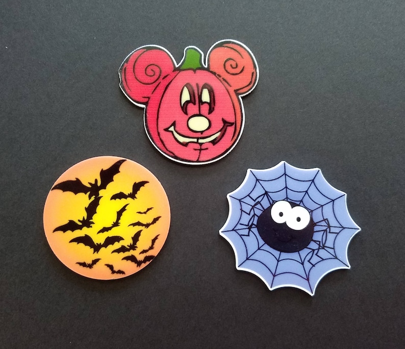 Halloween on the High Seas Pumpkin Mickey Mini Magnet Set for Fish Extender Gift Disney Cruise FE Gift DCL image 1