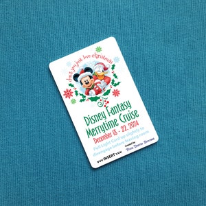 Liebst du Weihnachten nicht einfach? Merrytime Cruise Light Card® - mit benutzerdefinierten Schiffs- und Auslegedaten.
