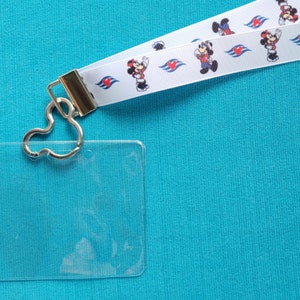 Disney Cruise Lanyard - for KTTW Card - DCL - Mickey & Minnie - Non-scratchy - Child or Adult