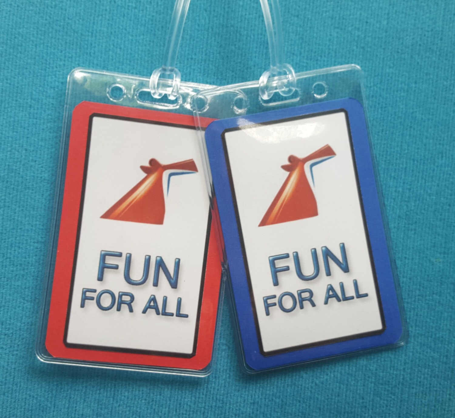 Carnival Cruise Fun for All Luggage Tags Set of Two Etsy