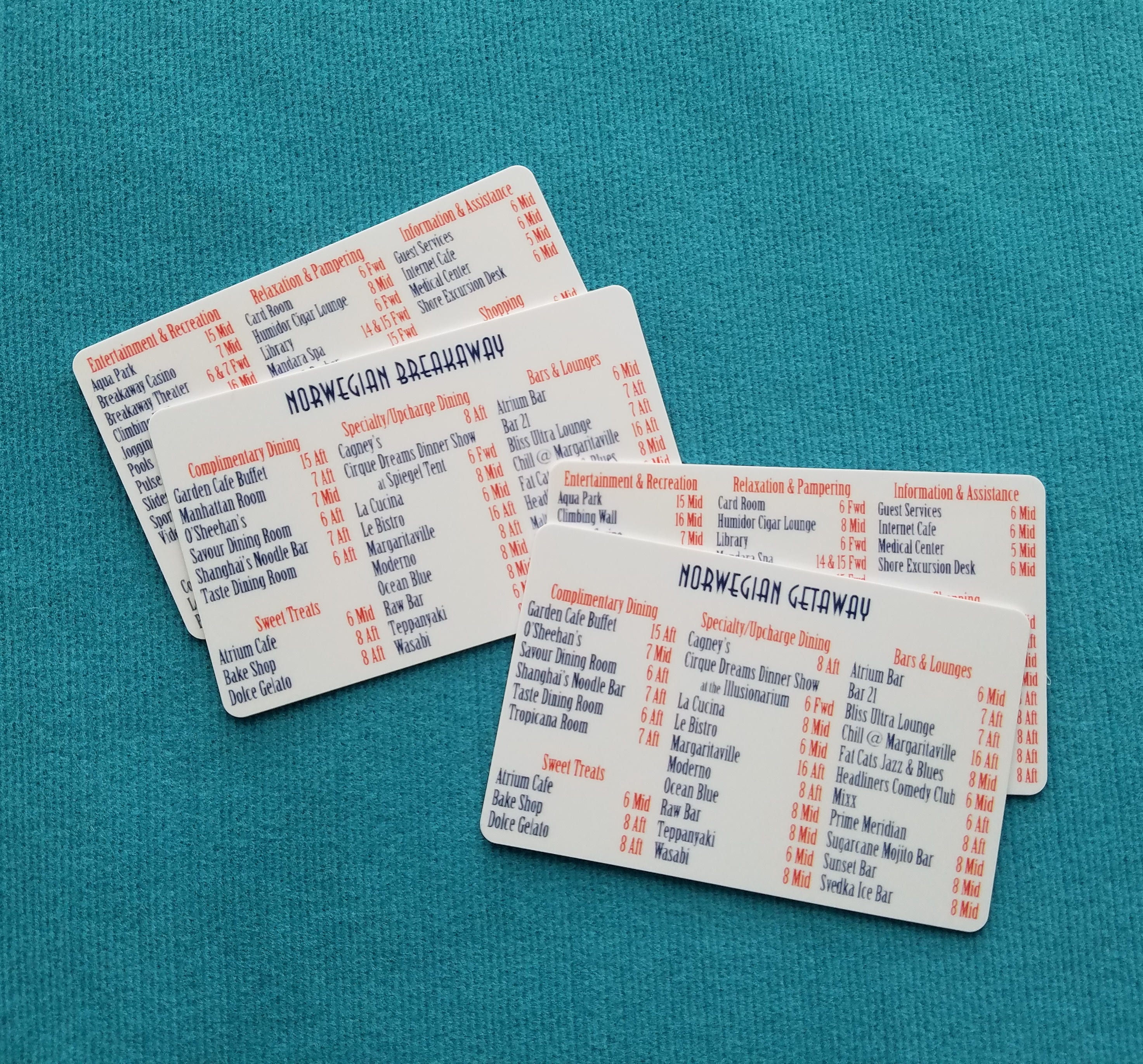 Location cards