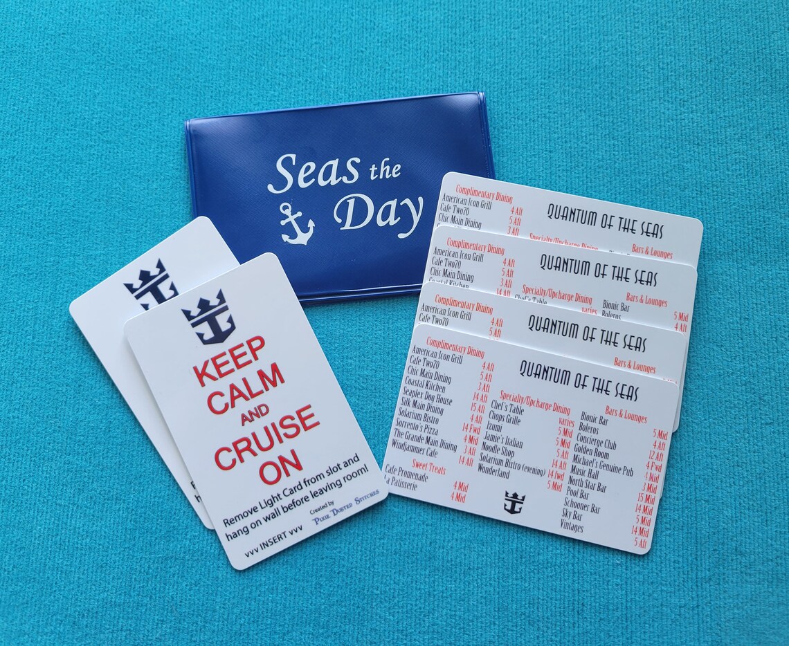 Royal Caribbean Light Card® and Deck Locator Gift Sets Etsy