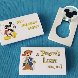 Disney Cruise Light Cruise Night Light Fish Extender Gift DCL FE Gift LED light Classic Pirate or Jedi Mickey, Minnie, or Elsa image 1