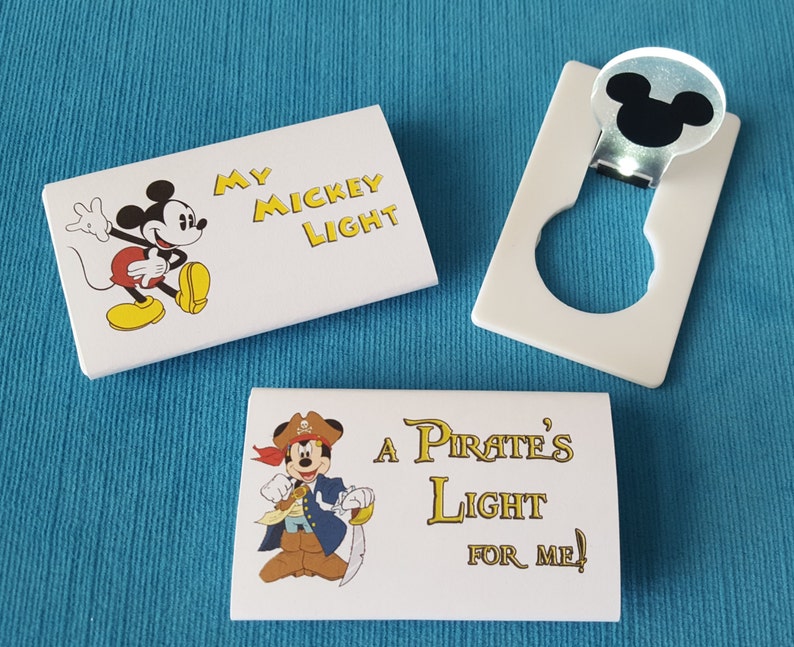 Disney Cruise Light Cruise Night Light Fish Extender Gift DCL FE Gift LED light Classic Pirate or Jedi Mickey, Minnie, or Elsa image 1