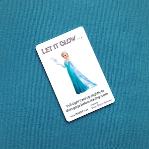 Frozen's Queen Elsa "Let it Glow" Disney Cruise Light Card® Karte Schlüsselschalter Aktivator für Fish Verlängerung FE Geschenk DCL