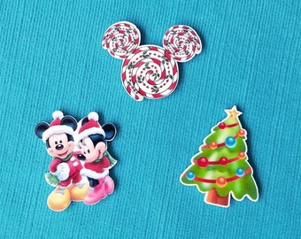 Weihnachten Mickey & Minnie Mini Magnet Set für Fisch Verlängerung Geschenk Disney Cruise FE Geschenk