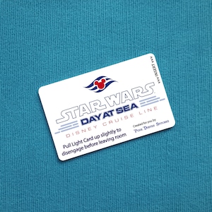 Star Wars Day at Sea DCL Logo Disney Cruise Light Card® Kartenschlüsselschalter Aktivator für Fisch Verlängerung FE Geschenk