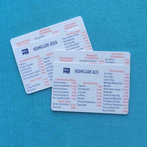 NCL - Deck Locator® - Cruise Wayfinder Cards - Norwegian Cruise Lines