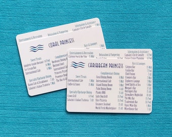 Princess - Deck Locator® - Cruise Wayfinder Cards - for Princess Cruises