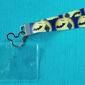 Disney KTTW Card Holder/Lanyard  - Halloween on the High Seas - HOTHS - Non-scratchy - Child or Adult