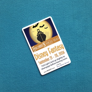 Halloween auf hoher See Custom Disney Cruise Light Card® Kartenschlüsselschalter Aktivator für Fish Verlängerung FE Geschenk DCL