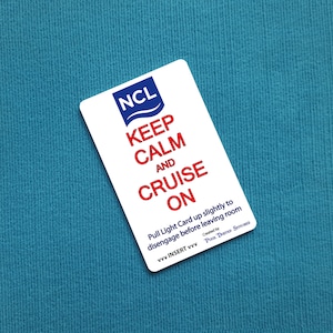 Norwegische Cruise Line Cruise Light Card® Karte Schlüsselschalter Aktivator