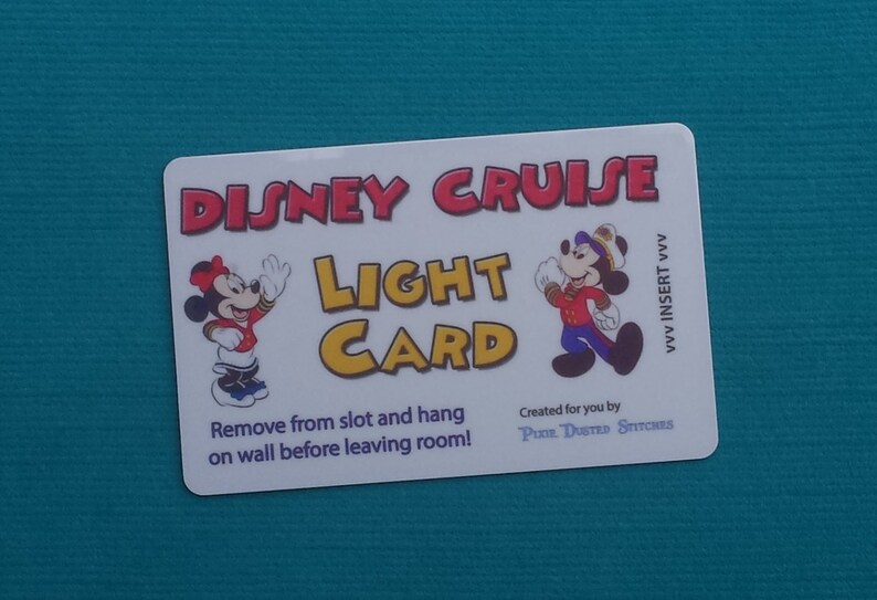 10 Mickey and Minnie Disney Cruise DCL Light Card™ card