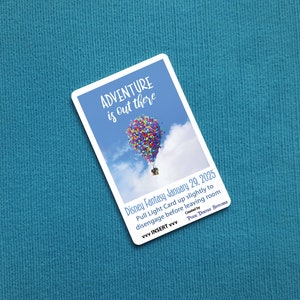 Adventure is Out There Disney Cruise Light Card® - UP! - Kartenschlüssel Schalter Aktivator für Fish Verlängerung FE Gift DCL