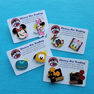 Disney Pin Trading Starter Set - Includes Two Free Disney Pins - Perfect Fish Extender Gift - FE Gift - Pixie Dust Gift - DCL Gift