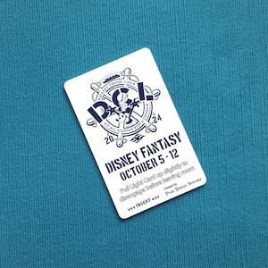 Disney Cruise Light Card® - Pochoir Captain's Wheel - 2025 2026 - Activateur d'interrupteur à clé pour carte magique personnalisée pour Fish Extender FE Gift
