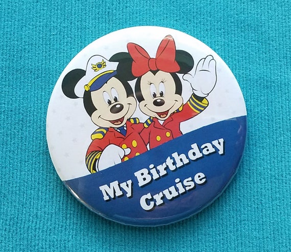 Disney Birthday Cruise Pin – Celebration Button, Fish Extender Gift