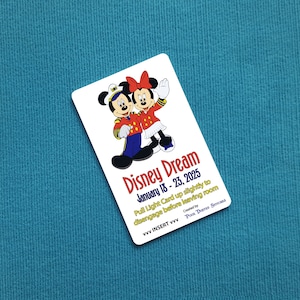 Disney Cruise Light Card® - Captain Mickey & Sailor Minnie - Custom Magic Card Schlüsselschalter Aktivator für Fisch Verlängerung FE Geschenk DCL