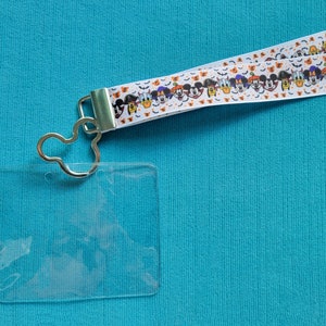 Disney KTTW Card Holder/Lanyard  - Halloween Party - Halloween on the High Seas - HOTHS - Non-scratchy - Child or Adult