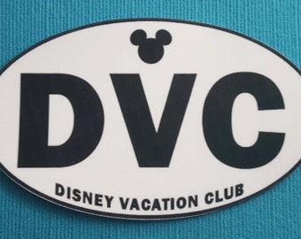 Disney Vacation Club - DVC Member - Bumper Sticker or Car Magnet - Handmade