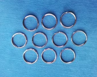 Split Ring - Set of 50 - Keyring Key Rings - for Key Fob - Fish Extender - FE Gift
